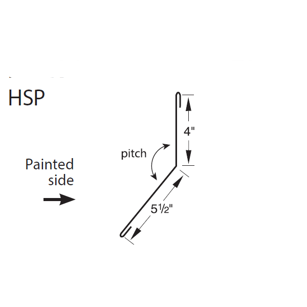 R-Panel High Side Parapet Trim